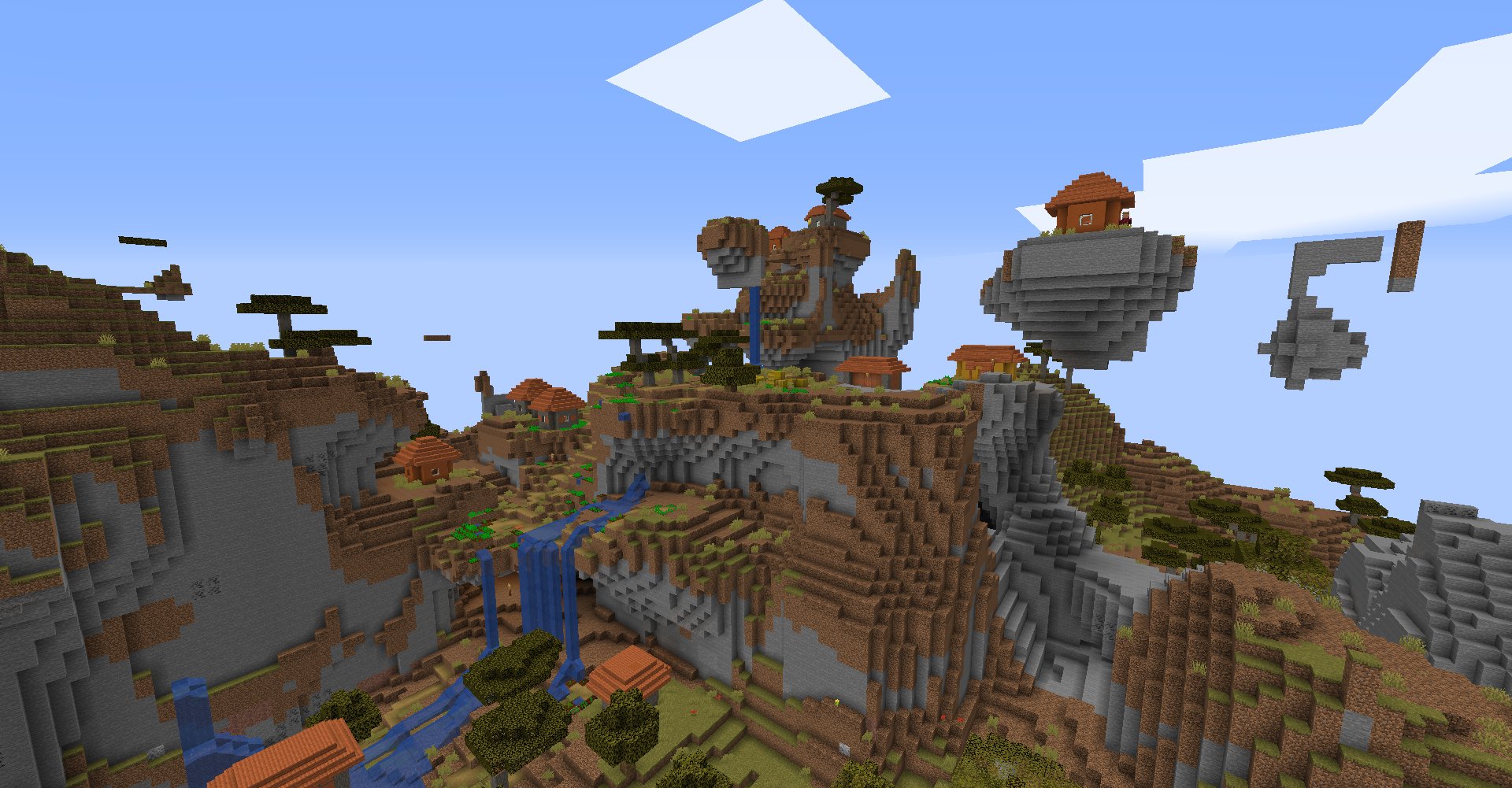 ひよひよのひ マイクラに生きる マイクラ シード値 某you Tuberさんが紹介していたシード値が魅力的だったのでクリエで来てみた 浮島のサバンナ村 Java T Co Scov7g2znr Twitter