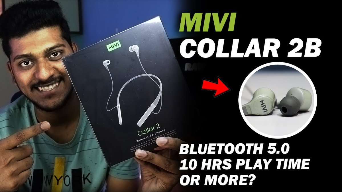 rawtechteam's tweet photo. Mivi Collar 2 Wireless earphone

For More Details Watch video On youtube
https://t.co/u2VtHign5C
Or
Visit https://t.co/PBGd7mGt36

@mivi
#mivi #pushthelimits https://t.co/8u9otjeGwN