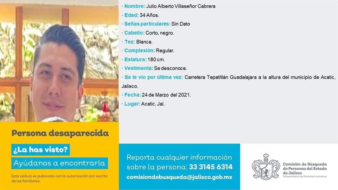 Tancasillas's tweet photo. Fichas de búsqueda de la familia de 5 integrantes que viajaba de la Cd de México  a Guadalajara el 24 de marzo. https://t.co/kVZ4sHW4Si