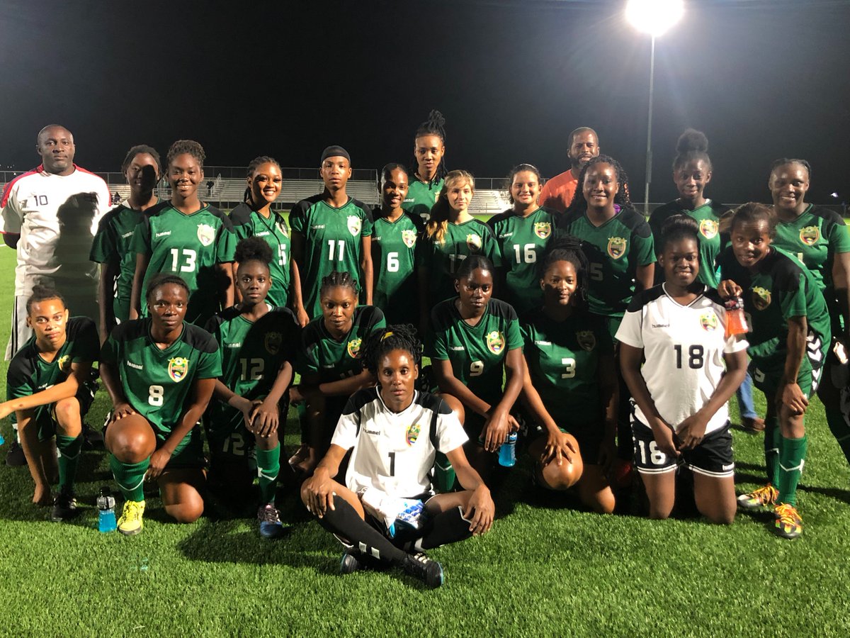 ABFA_WFootball's tweet photo. Flashback: Antigua’s Greenbay Hoppers FC 
2015.....2020 @Footballantigua Can't wait till it is safe to be back on the field playing. #WomensFootball https://t.co/vUNfqorVOq