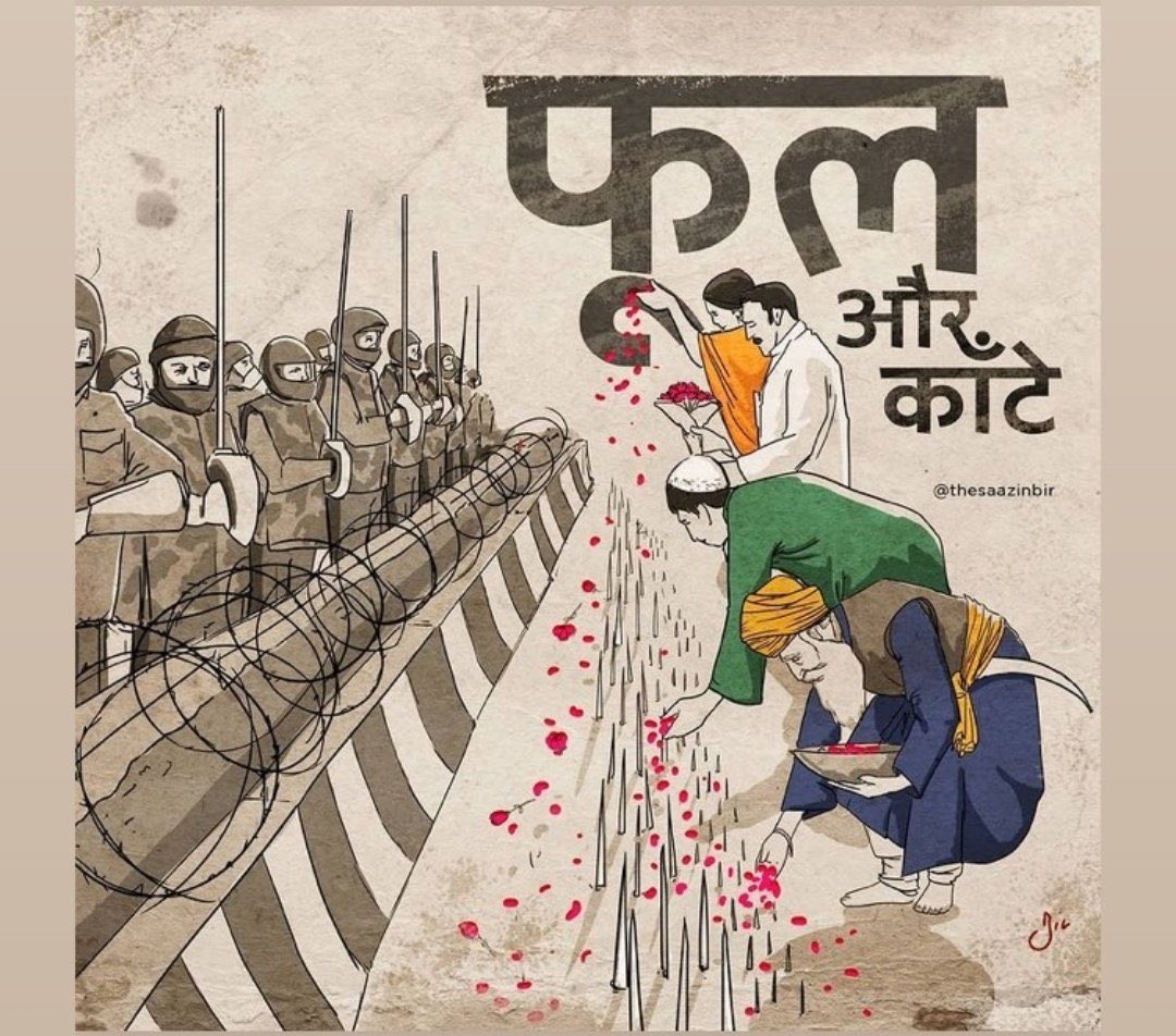 NKJammu's tweet photo. Farmers have turned every atrocity into an opportunity—from feeding the hungry around protest sites to starting schools to their own @TimesTrolley.

Respect their intelligence &amp; trust them when they say the farm bills must be repealed!

#FarmersAgainstAtrocities
#FarmersProtest https://t.co/2qJQvMKlR4