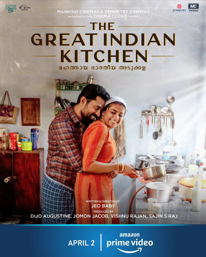 RaunaqMangottil's tweet photo. To every Indian woman: pls get the men in your life(family, friends, partners, etc) to watch this film.
And to every Indian man...well, there's a lot that we have to fix within ourselves but we can start by watching this film🙏
#TheGreatIndianKitchen on @PrimeVideoIN https://t.co/lkcIVIiHqe
