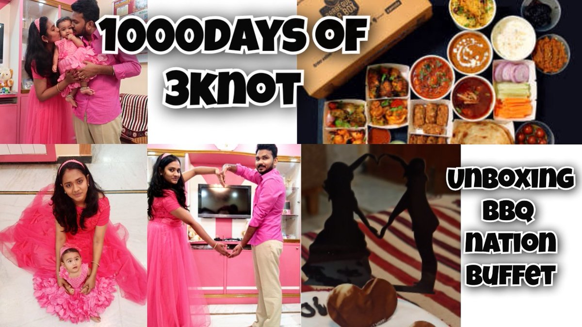 yoshna_s's tweet photo. https://t.co/1BnrLZzoHp

Unboxing bbq nation non veg buffet😋 | 1000 days of 3knots Celebration🥳🎉 | https://t.co/DPfGUM2X27