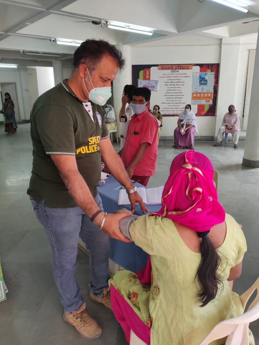 WagholiHSA's tweet photo. WHSA and SPOs volunteering in helping PHC Wagholi for successful Vaccination drives every day .. 

Location - BJS Center, Wagholi

We appeal all eligibles to book appointment on #CoWIN App before visiting to save time in on the spot registration .. 

Lets beat #Corona again .. https://t.co/mSAUfUCm9q
