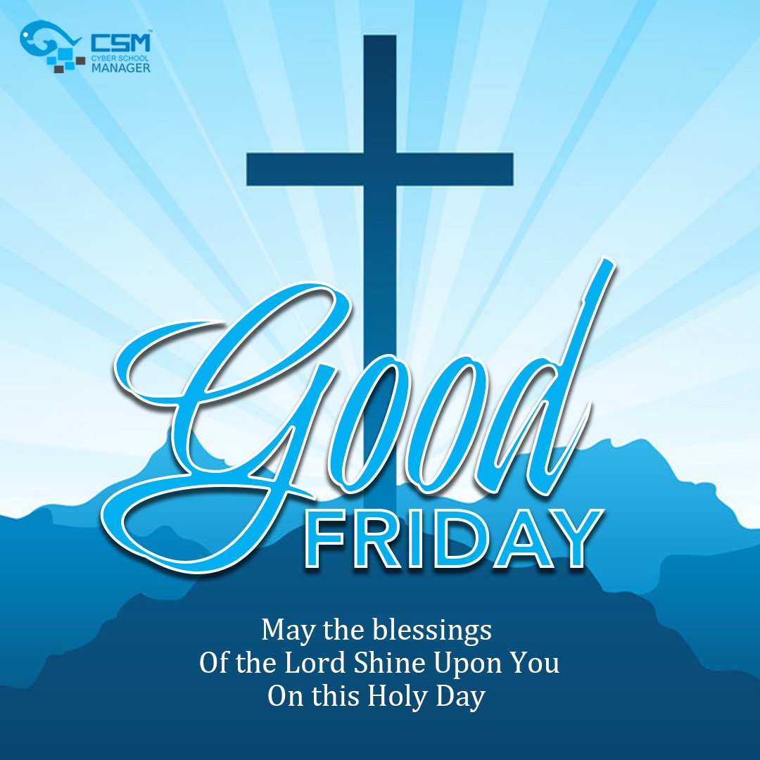 CyberschoolM's tweet photo. โ๏ธMay his light guide your path.โ๏ธ
#GoodFriday #goodfriday2021 #GoodFridayMorning #friday #CSM #csmmobileapp #cyberschoolmanager https://t.co/jca9NZOzBH