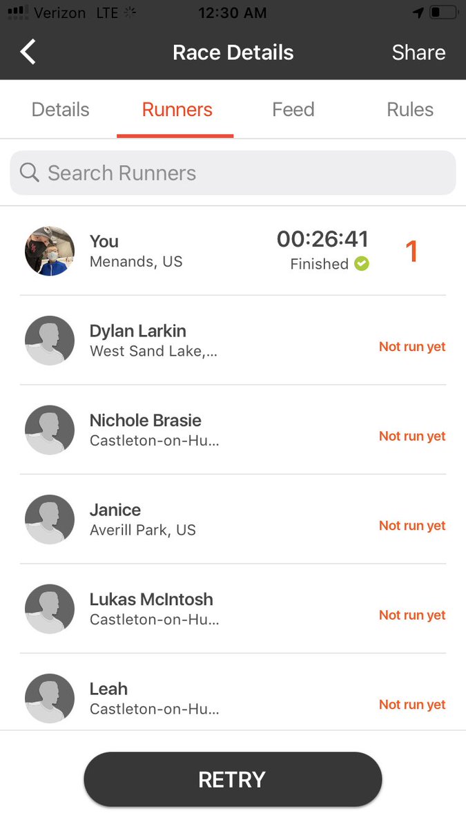 coachbiehler's tweet photo. When there’s a prize for the first submission for the Wildcat Wellness Virtual 5K, you start your run at midnight. The bar has been set. Come and get it. (Photo and pre-race meal cred to my wife). #shethinksimcrazy #zerotraining 🏆 🍝 @SchodackCSD @CoachLarkin2 @MapleHill_HS https://t.co/RB37LAPbXV