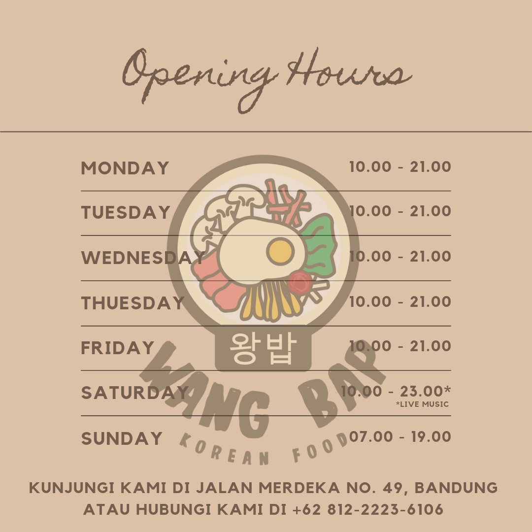 Welcome welcome to WangBap! Cc: <a href="/infobandung/">infobandung</a>