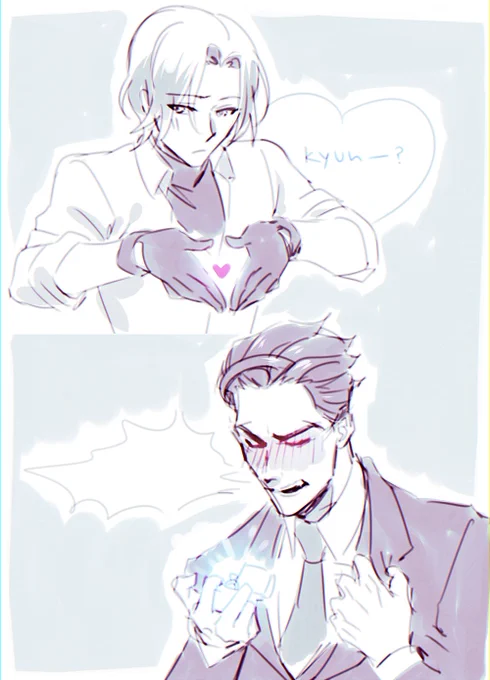 reused the kyun pose on ep5 but yeah 😔 #アダラン #EDENshipping 