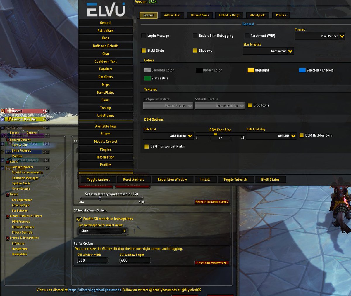 elvui addons skins