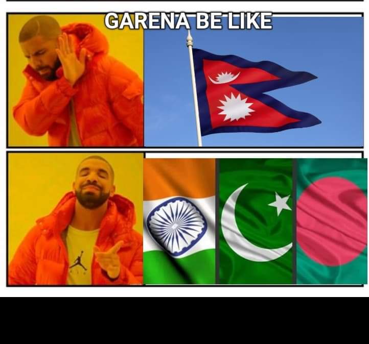 AsianBaba3's tweet photo. @IndiaFreeFire Dont Discriminate Nepal.We want our Own Server. We have our Own dignity.We don't want to represent india.
#FairPlatformToNepal 
#Racismingarenafreefire 
#SeparatetournamentforNepal 
#shameonfreefireinda https://t.co/uUb88mmKdM