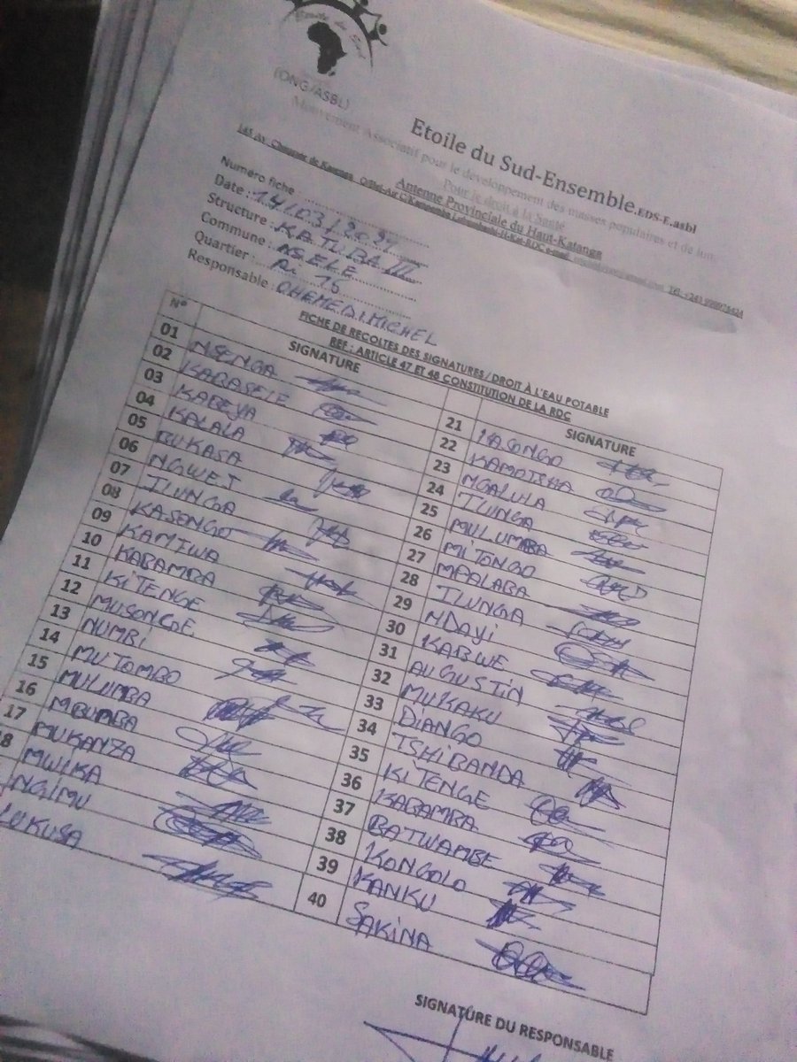 DavidIsolo's tweet photo. #RDC Après avoir récolter 31.719 signatures dans la pop du Q/Nsele C/Katuba à #lubumbashi pour réclamer les forages des puits d'eau potable. C'est aujourd'hui que nous venons de déposer ce plaidoyer au parlement prov du H-Katanga. Nous espérons avoir une suite favorable! https://t.co/VNokH68118