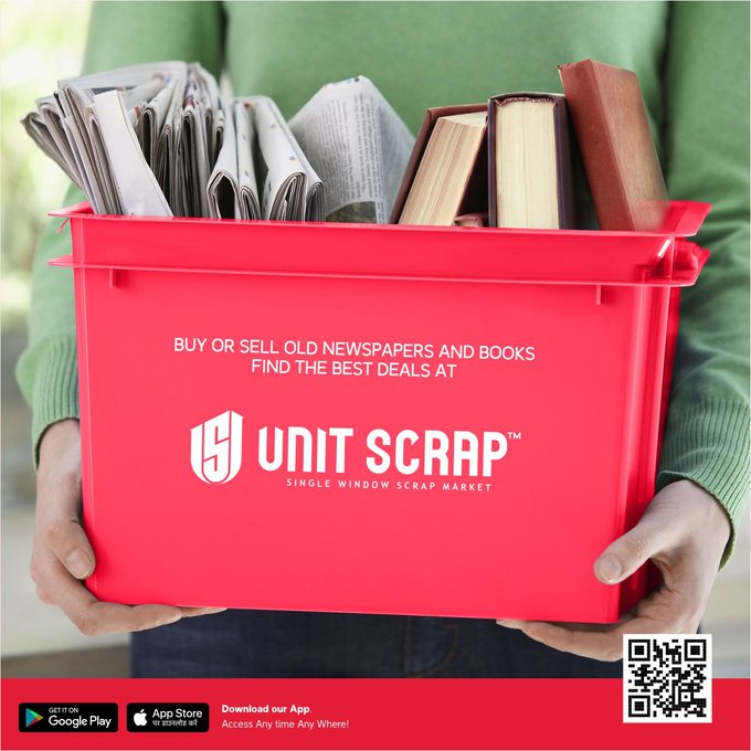 VinayKu02047606's tweet photo. Want to buy/sell old newspapers and books hassle-free and quick?
Check out https://t.co/t5KgY3MUcp for great deals and the best prices!
Android: https://t.co/OyucDQsdqQ
iOS: https://t.co/SnkBcoAxZk
#UnitScrap #scraptradersandbuyers
#usedbooks https://t.co/b6zYqi3Kav