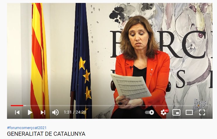 forumcomerc_cat's tweet photo. La Sra. Muntsa Vilalta Cambra, (Directora General de Comerç), ens parla del present i futur del comerç local. 

Ho pots veure el YouTube ➡️ forumcomerçcat a la secció de les PONÈNCIES. 

#FORUMCOMERCCAT2021
 #comerçlocal 
#comercdeproximitat https://t.co/ffgbAZHPh2