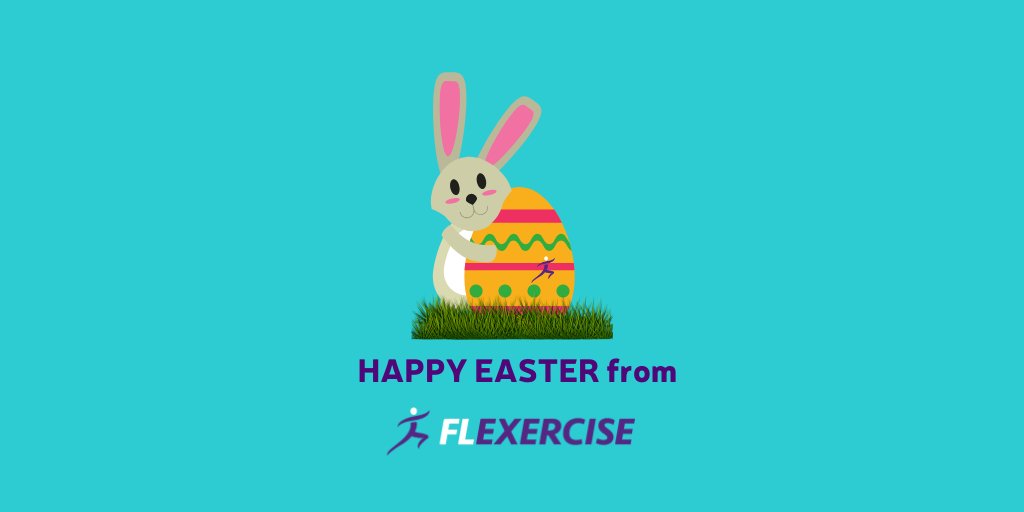 Good morning 😊 and Happy Easter. 
Wishing everyone a lovely weekend from all of us at FLexercise 🐰
#easter