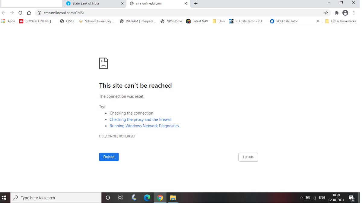 apvramya's tweet photo. @TheOfficialSBI IMPS Transaction failed and marked as PENDING in your system. It is over 2 days and money is not reversed. Already filed complaint to your customer care, but no updates. @TheOfficialSBI Your CMS portal doesn't work. Pathetic. @RBIsays https://t.co/vNsUCBzOPd