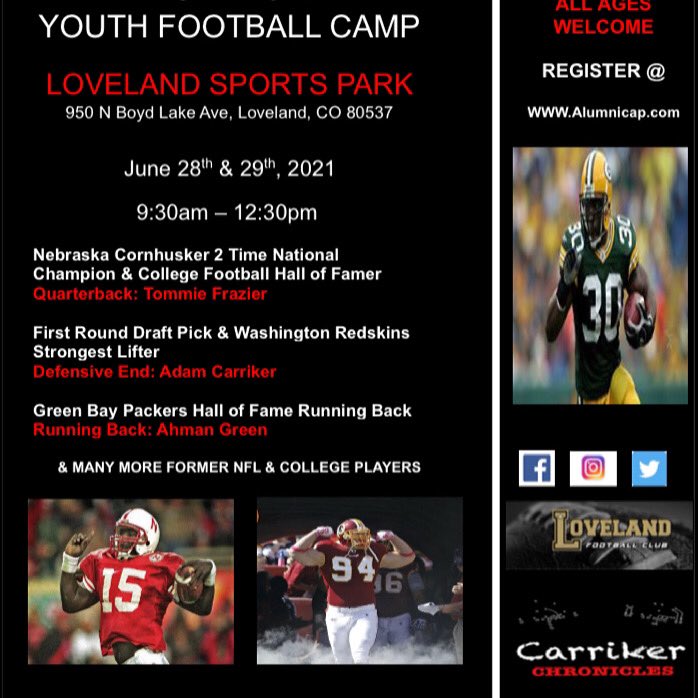 Some of the greatest to ever do it in the history of the game!!  Get your kids registered now so they can learn from best!!!