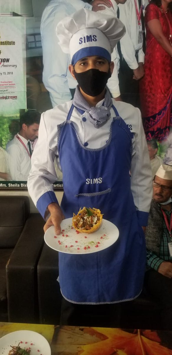 SIMS_Delhi's tweet photo. SIMS Students have prepared Basket chaat or tokri chaat, ‘Katori or tokri’ refers to a bowl or canopies that are filled with potatoes and chutneys with herbs and roasted ground spices. https://t.co/eXJdIzZjZs
