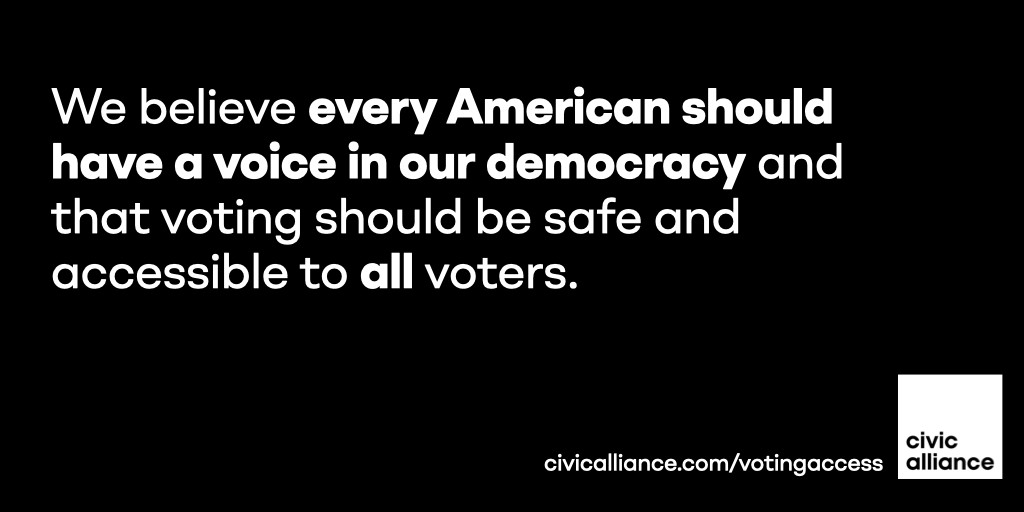 CivicAlliance's tweet photo. America's top business leaders are calling on the protection of voting access. Civic Alliance's member companies include @MDLZ @Twitter @ViacomCBS @DowNewsroom @MLB @salesforce @Snapchat @EsteeLauder @UnderArmour @HP @Uber @LeviStraussCo.  

Join us at https://t.co/IbfJS01VWR https://t.co/jIX2g0L2vK