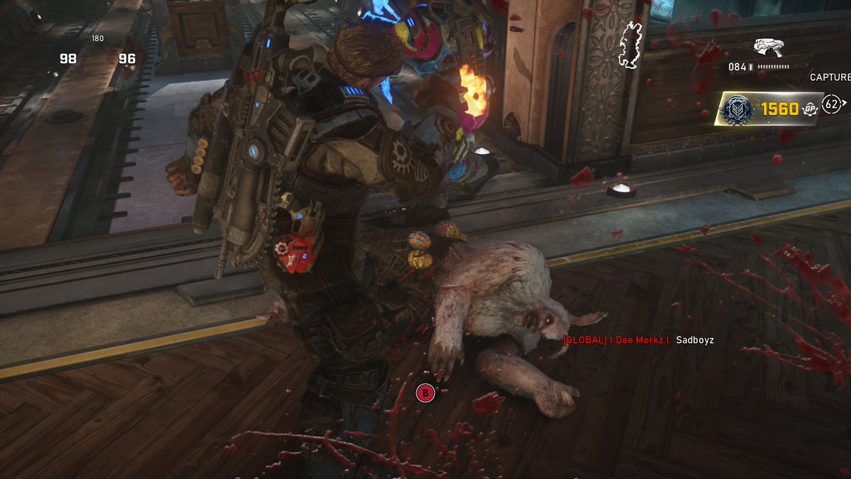 Adozess's tweet photo. @CoalitionGears @GearsofWar I feared for my life. https://t.co/t4Nb4VeEk6