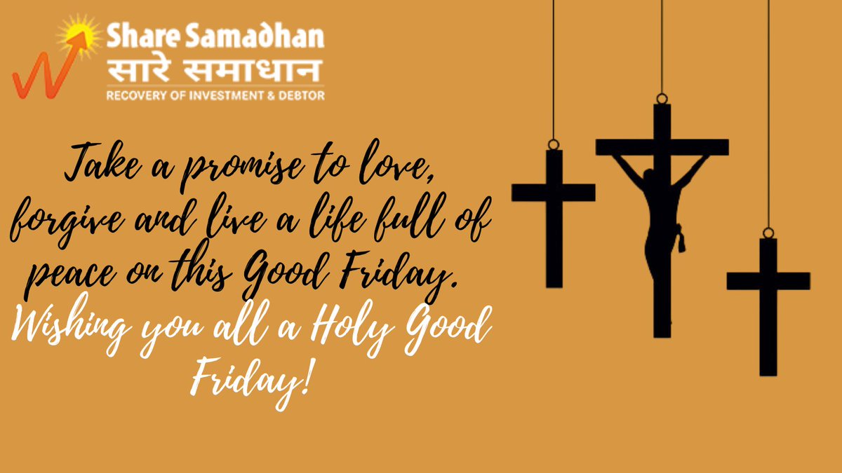 Forgive and live a life full of peace on this Good Friday. 
#peace #unclaimedinvestment <a href="/Sharesamadhan/">Share Samadhan</a> <a href="/IepfClaim/">IEPF Claim</a>