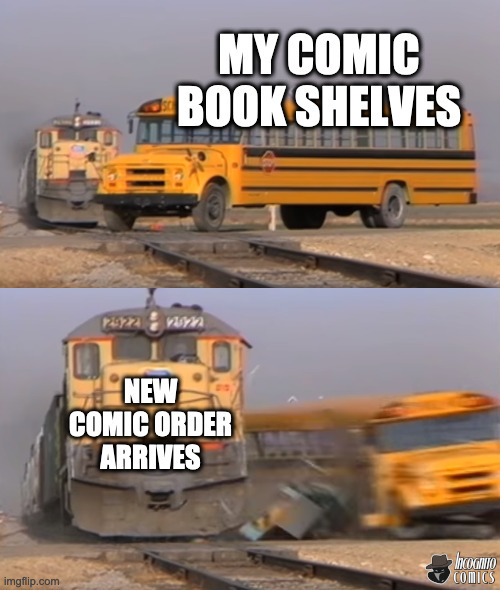 Incognito_Comic's tweet photo. Always running out of storage space... ALWAYS! If only we had a Tardis just for my comic collection life would be perfect.
#fridayfunny #comicstorage #alwaysfull #neverenoughroom #morecomics #lovecomicbooks #comicbookstakeupspace https://t.co/Eix82afBAU