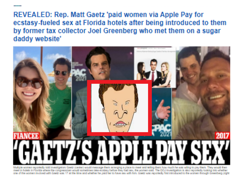 lindajaniebrou1's tweet photo. @itsallrealitv Yours is as good a theory as any. W/the #GOPCorruptionOverCountry pod, whatever lies they tell about others has its roots in their own misdeeds. Their amorality drives them to think everyone else is capable of the same sins. #MattGaetzIsAPervert #MattGaetzIsATool #MattGaetzIsAPig https://t.co/XxLx1jrc0Q