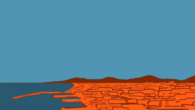 ヘッタクソな背景 