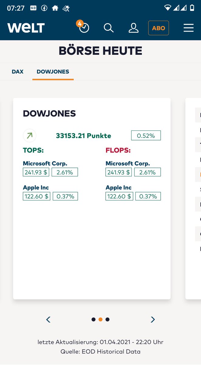 DatenGuru's tweet image. Freitagmorgen und die Frage - Glas nun halb-voll oder halb-leer? Microsoft und Apple nun Top oder Flop. Kann Welt.de keine #Analytics? Oder am Ende doch nur #Aprilscherz?