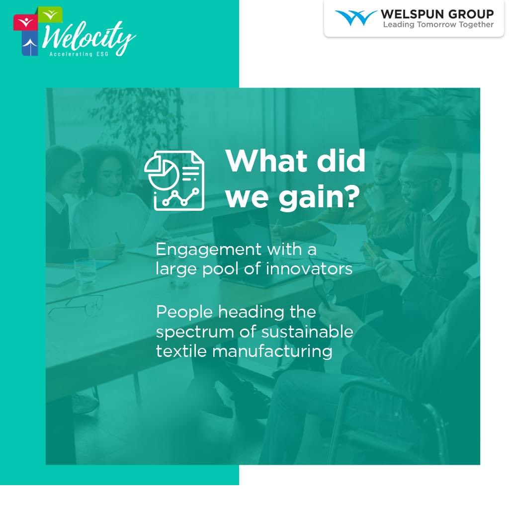 WelspunWorld's tweet photo. At Welspun, we know that sustainability is a continuous journey, but there’s an urgent need to accelerate our initiatives for the betterment of the planet.
#WelspunCollaborates #GlobalCollaboration #AcceleratingESG #FashionForGood https://t.co/6lojEcCjfU