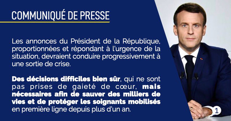 pybournazel's tweet photo. Lutte contre l’épidémie de la #Covid19 : pensons collectif !

L’horizon d’un retour à la vie que nous aimons doit nous conduire à agir vite et fort. 

Thread ⤵️

1⃣. Des décisions difficiles mais nécessaires pour protéger notre santé et les soignants. https://t.co/IlKhQy7Ucs