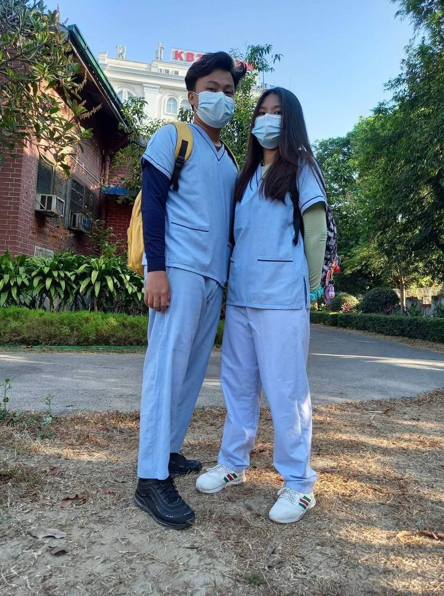 Terrorist junta abducted two medics who joined Flower Strike this morning. Still haven’t found the trace of where they have been detained. 
NEWS SUPPRESSION 
#Apr2Coup
#WhatsHappeningInMyanmar
#InternetShutdown