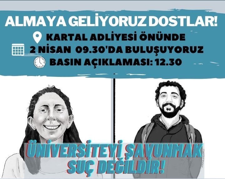 boaziihukuk1's tweet photo. Şilan ve Anıl biraz önce hücrelerinden çıkıp, kendilerini duruşmaya getirecek ring arabasına bindiler. O hücrede bir sabah daha gözlerini açmamaları bizim elimizde. Güçlü bir şekilde HAYKIRALIM #AnılveŞilanıÖzgürBırak https://t.co/kt3bLA948d