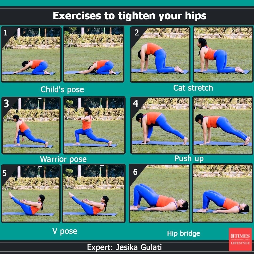 ETimesLifestyle's tweet image. Strong and tight hips are also a part of overall fitness.

#exercisesfortighthips #hipexercises #easyexercisesforhips