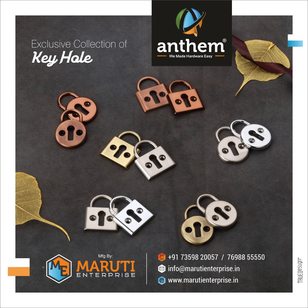 HardwareSamachr's tweet photo. An exclusive Key Hole Collection from one of the most desirable brand in the market. @anthemindia2 serves quality of products in best price.
For enquiry: https://t.co/sGNpZu3Vli
#anthemhardware #keyhole #keyholedesign #doorkeyhole #doorfittings #hardwarefittings #homefittings https://t.co/EwN7OxbglO
