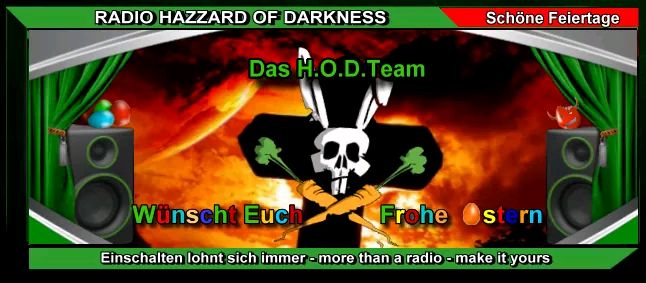RadioHoD's tweet photo. https://t.co/4EjiYrZ0fO 
#hazzardofdarkness #radio #froheostern https://t.co/1yV2KmO53k