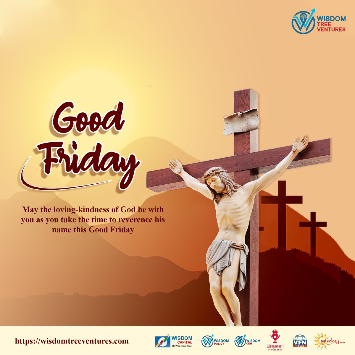 WisdomtreePvt's tweet photo. May the kindness of God be with you as you take the time to reverence his name this #Good_Friday !
#wisdomtreeventures #easter #jesus #jumatagung #stayhome #love #covid #happyeaster #easterweekend #jesuschrist #staysafe #friday #holyweek #church https://t.co/XhClfMwcLz