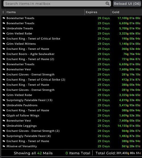 tsnwow's tweet photo. 729.561g in #dailymailbox.
Decent considered the slow sales day.
We go again!
#goldmaking #wowgold https://t.co/4zL57QkRfN