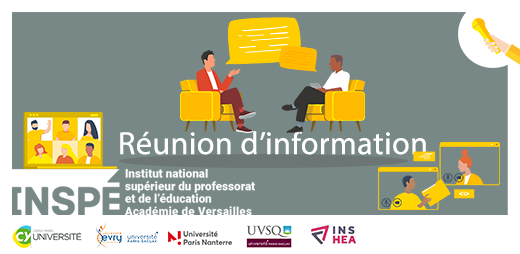 InspeVersailles's tweet photo. 📢Réunion d'info en visioconférence - pour le site des enseignements à distance - Master MEEF 1 professeur des écoles - Posez vos questions avant de déposer votre dossier de candidature!
Rdv mercredi 7 avril à 15h30 ⬇️
@UniversiteCergy https://t.co/pCPNUZY19F https://t.co/HH9KXRlZo1