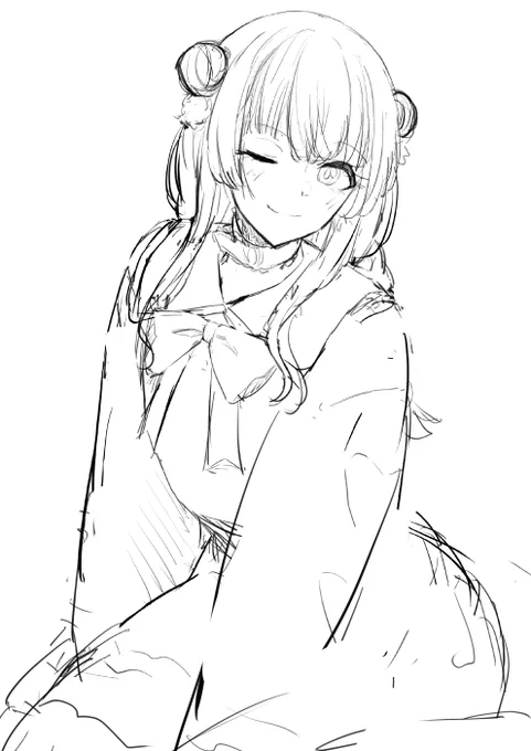 冬優子は描くと時間が飛んじゃうんだよな 