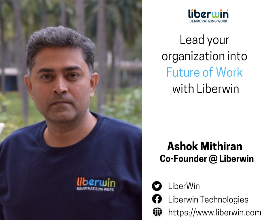LiberWin's tweet photo. Future of Work is about empowering Talent with flexibility and choice of work. @ganesharul @ashokmithiran @sasikumar_74 
#Liberwin  #FutureOfWork #nextgen #Talent #Work #SkillBased #gig #Digital #Automation #skill #opportunity #careers  #enterprises #worklife #happyatwork #CXOs https://t.co/bvzfsvRIt7