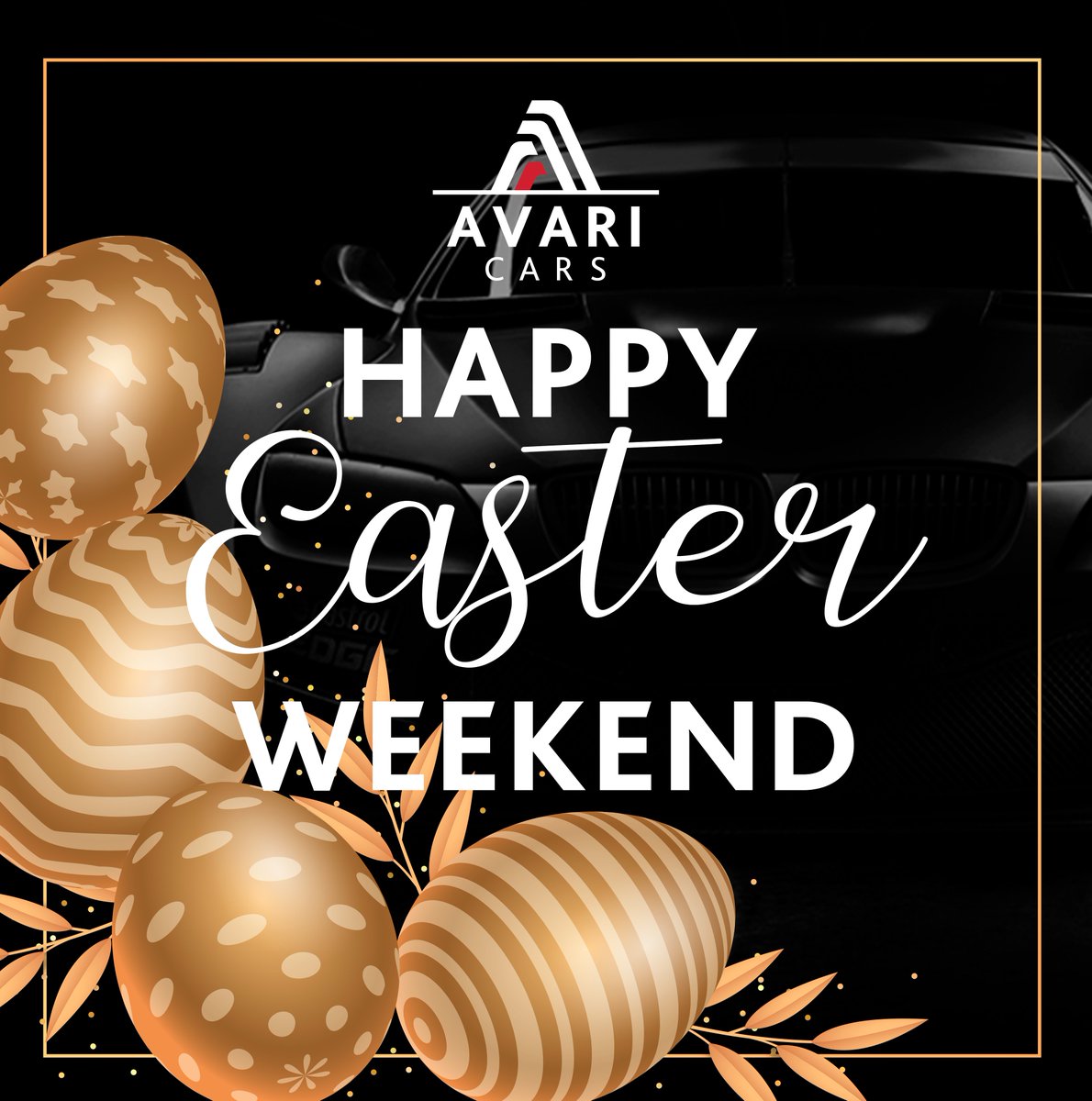 AvariCars's tweet photo. Happy Easter from the Avari Cars Team!๐ฐ
#avaricars #easter #sellcars #buycars #financecars https://t.co/PjDPaEk3kr