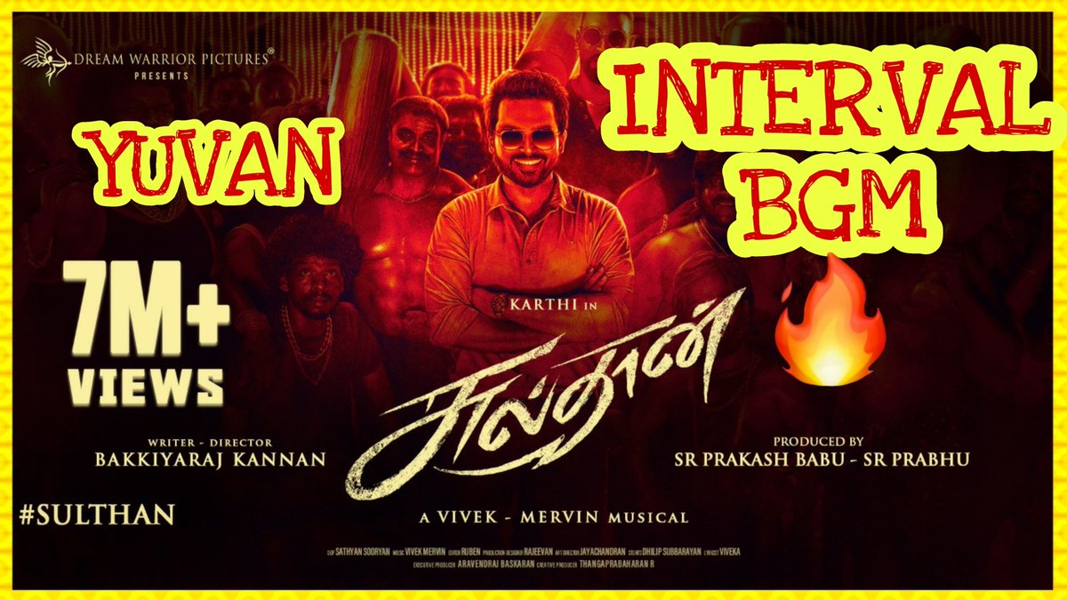 ajithkumarcool's tweet photo. Sultan Intervel Mass Bgm now is full Quality Must Watch by Yuvan shankar raja ..
https://t.co/4CneczZXPs
#Sultan #sultantrailer #sultanreview
@iamRashmika @Karthi_Offl https://t.co/vHwLPYjiXc