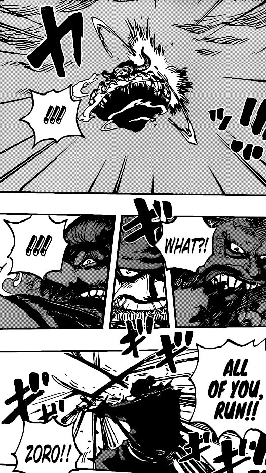 Did One Piece 1073 hint at Zoro being Yonko level already?