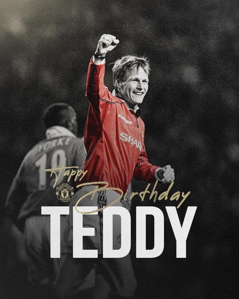 Manchester United !!

Happy 55th birthday to our former striker Teddy Sheringham! 