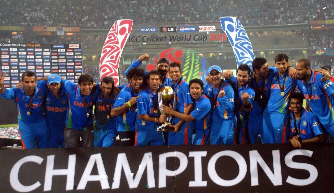 ImRaina's tweet photo. #10years of winning the World Cup, fulfilling the dream of every Indian around the world. It’s such a nostalgic feeling where I can relive each moment of lifting the trophy &amp; making our country proud. It will be cherished forever. #Worldcup2011 #IndianCricketTeam @BCCI 🇮🇳 https://t.co/IFOttlXbUr