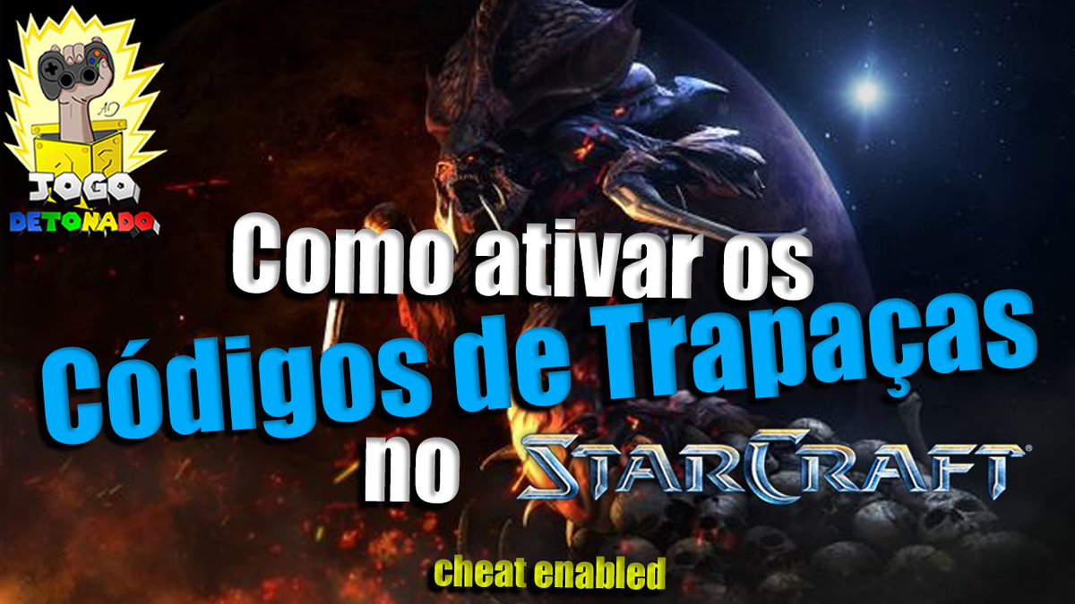 JogoDetonado's tweet photo. Aprenda como ativar os #CódigosDeTrapaças de
#StarCraft
https://t.co/Q5pff36pci
#CheatCode #CheatCodes #CheatEnabled
#rts #realtimestrategy #blizzard #BlizzardBrasil #starcraftbrasil #StarCraft1 #StarCraftRemastered
#ShowMeTheMoney #PowerOverwhelming
#gaming #pcgaming https://t.co/Unc2sGuCQk