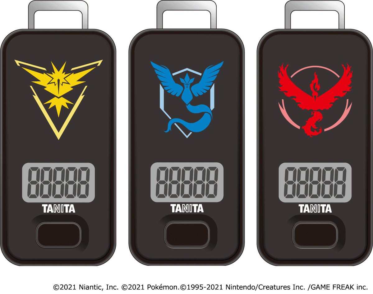 株式会社タニタ Pokemon Go と歩数計がコラボ ポケモンセンターオンラインで5月2日 日 まで受注予約を受け付け中 7月22日 木 よりポケモンセンター ポケモンストア全店舗でも発売予定 自チームのエンブレムデザイン歩数計を身に着けて Pokemon Go 株式会社タニタ Pokemon Go と歩数計がコラボ ポケモンセンターオンラインで5月2日 日 まで受注予約を受け付け中 7月22日 木 よりポケモンセンター ポケモンストア全店舗でも発売予定 自チームのエンブレムデザイン歩数計を身に着けて Pokemon Go