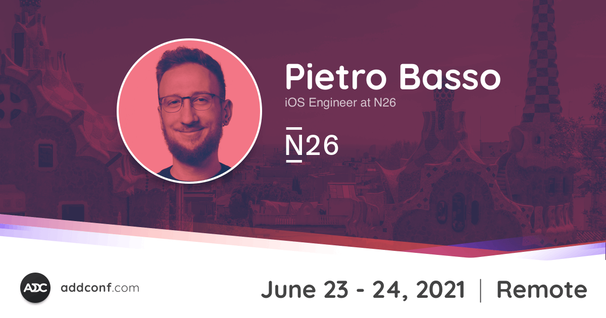 addconf's tweet image. 🎙SPEAKER ANNOUNCEMENT🎙
@ppietrobasso is an iOS Engineer at @n26, changing the way banks are perceived, and used, in life and culture.

👉 He will share his immense knowledge with us in a talk especially designed for ADDC🤗 addconf.com/2021/speakers/…

#addc #addc2021 #addconf #n26