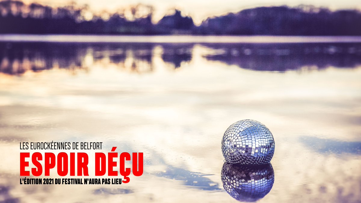 Notre déception est immense mais malheureusement la décision s’impose à nous aujourd’hui. 
Après avoir tant espéré, nous avons décidé de ne pas sacrifier l’esprit des Eurocks sur l’autel de la pandémie. 
Nous sommes donc contraints d’annuler l’édition 2021 des <a href="/eurockeennes/">Les Eurockéennes</a>   1/2