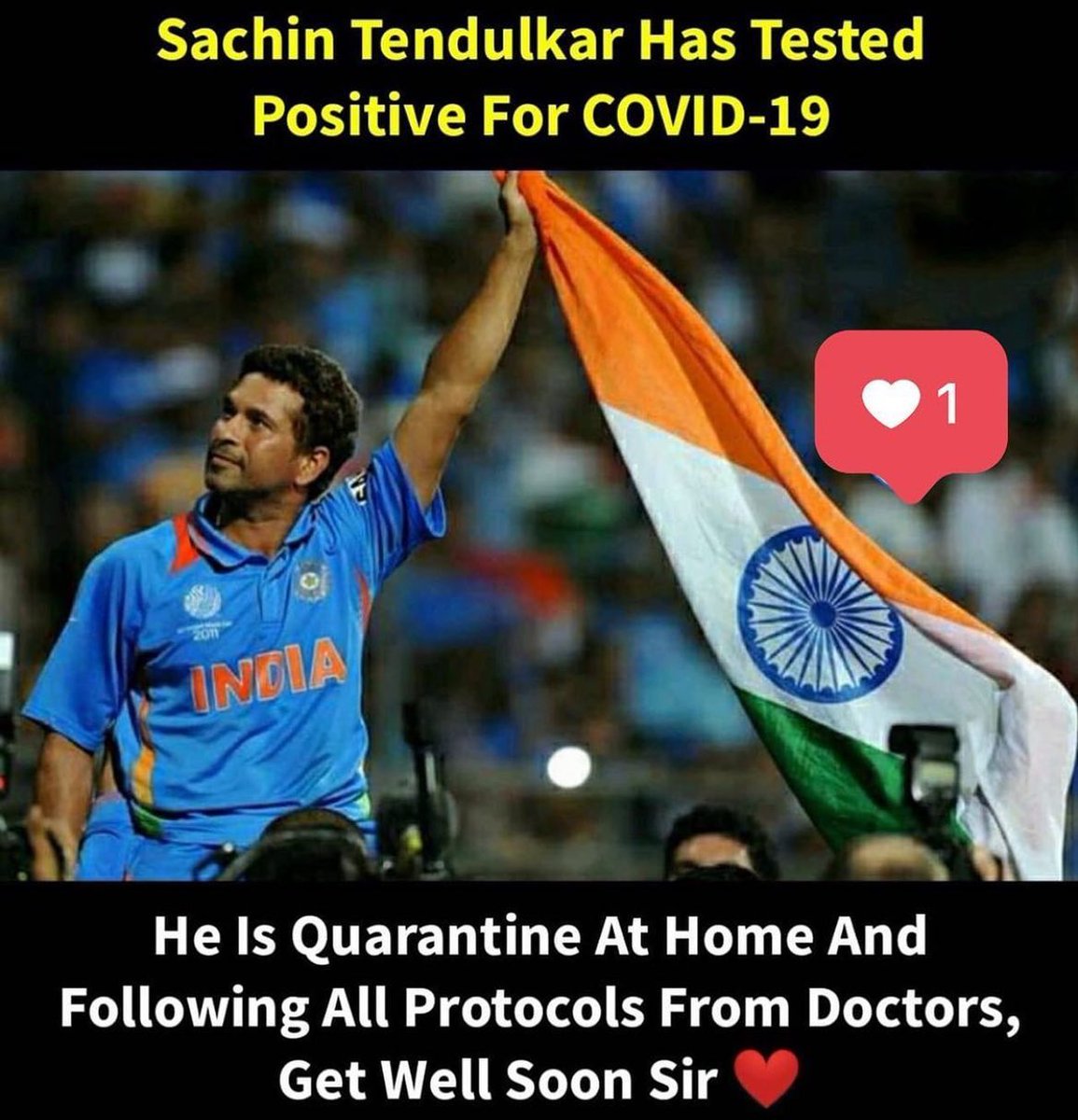 HardikGagrani's tweet photo. My life always revolves around Number 10,
No matter where I go and where am I, I always pray for your healthy life 💙🔟💙.
Since I heard the news of yours health 💔 I am praying for your healthy recovery.

God please get well soon.
Please
Sachin Tendulkar Paaji Take care 🙏🏻🙏🏻🙏🏻 https://t.co/l2Cs6CJAO4